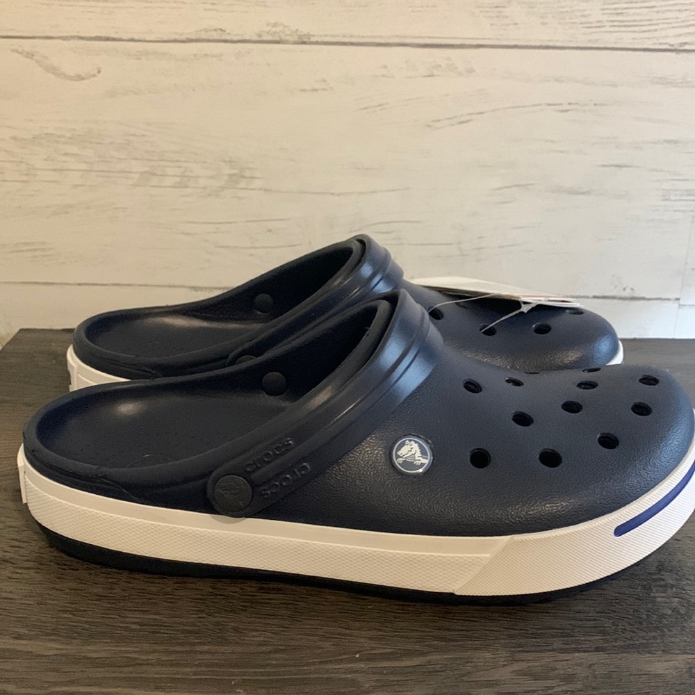 NWT Navy Crocs